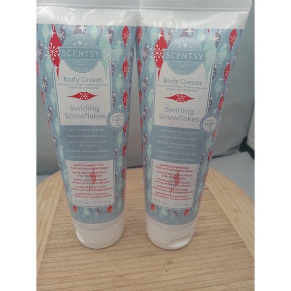 2‎ Scentsy ~ Body Cream -Swirling Snowflakes - Picture 9 of 9